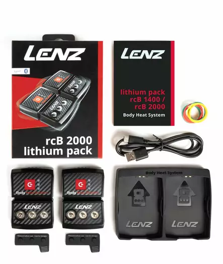Lenz Heat sock 5.1 Toe Cap + rcB 2000 - Akkukäyttöiset lämmittimet ja tarvikkeet - 1045-2000BT - 2